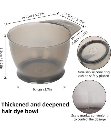 ROOHUA 16-Piece Hair Dye Coloring Kit - Hair Tinting Bowl, Agitator, Brush, Ear Cover, Hairpin, Cape & Tools - Buy Online on GoSupps.com