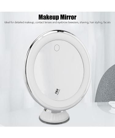 LED Lighted 10x Magnification Suction Cup Makeup Mirror - Portable and Travel-Friendly - Buy Online on GoSupps.com