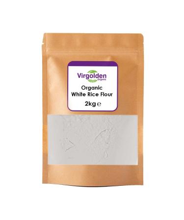 Organic White Rice Flour 2kg by Virgolden Organic