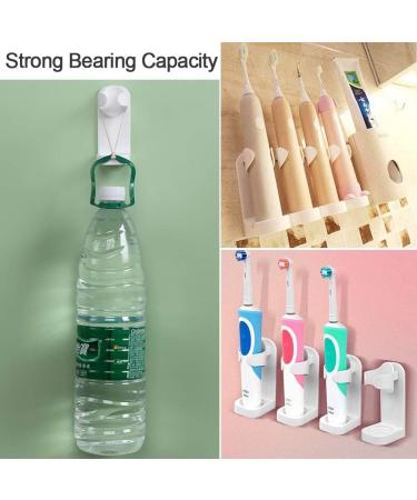 Chepl Electric Toothbrush Holder - 6-Piece Self-Adhesive Wall Bracket for Bathroom & Kitchen - No Drilling Needed - Buy Online on GoSupps.com