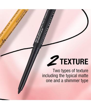 Eyeliner set eyeliner pencil set - 12 colors of waterproof natural-looking eyeliners - Long-lasting gel pens stain-proof cosmetics - Buy Online on GoSupps.com
