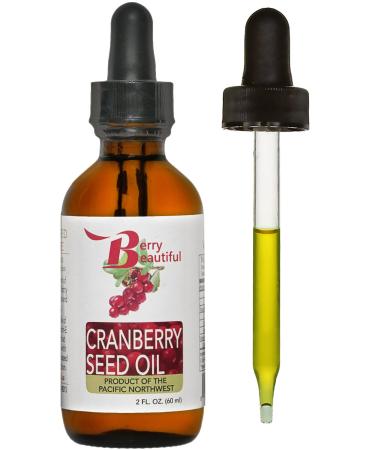 Cranberry Seed Oil - Cold-Pressed 2 fl oz | Moisturizing Face Body & Hair | US Grown - Buy Online on GoSupps.com