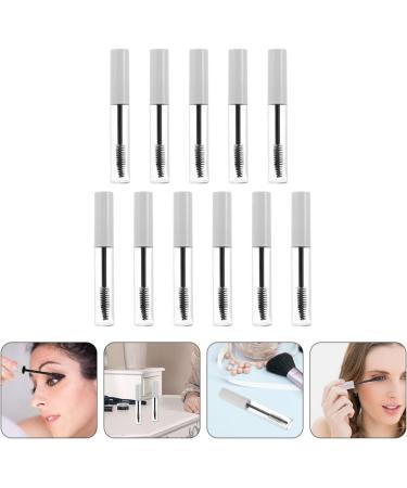LALAFINA 11PCS Empty Mascara Tube Durable Mascara Tubes Eyelash Brush Tubes Eyelash Cream Bottles for Ladies Women 11x1.5cm White - Buy Online on GoSupps.com