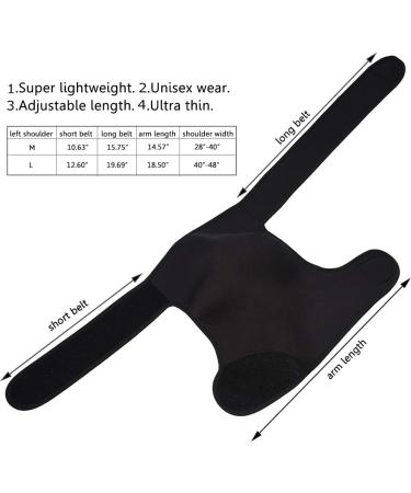 Left Shoulder Support Brace Recovery Shoulder Stability Brace Support Wrap AC Joint Rotator Cuff Brace for Men and Women - Buy Online on GoSupps.com