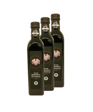 Carsry Set of 3 Balsamic Vinegar - IGP Balsamic Vinegar - Modena - 500ml bottle