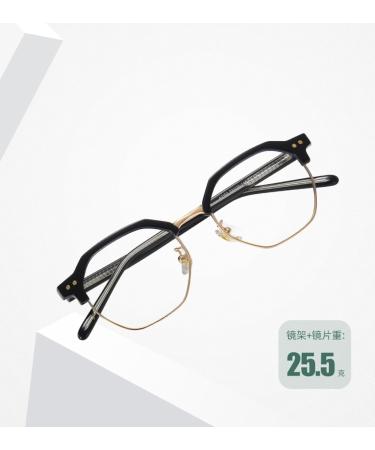 SERONI Blue Light Blocking Glasses for Men & Women - TR90 Frames UV Protection Stylish Computer & Reading Glasses 52mm - Black & Gold - Buy Online on GoSupps.com