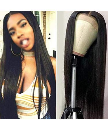 Yooyg 22 Inch Straight Human Hair Wig - Lace Front Brazilian Wig for Women | Premium Quality - Buy Online on GoSupps.com