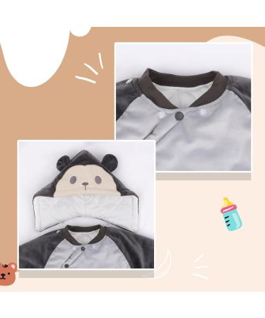 Newborn Baby Rompers with Booties Hat | Winter Outfits Set for Boys & Girls | 0-3 Months - Buy Online on GoSupps.com