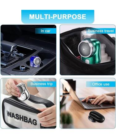 Mini Electric Shaver 2024 Upgrade Mini-Shave Portable Electric Shaver Powerful Storm Shaver Mini Travel Shaver for Men Shaving Face Beard (Blue) - Buy Online on GoSupps.com