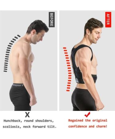 Back Support Back Brace Lumbar Support Full Back Support Belt Posture Corrector Waist Back Brace Vest Lumbar Decompression Belt Back Support Belt(Black Small) Small Black - Buy Online on GoSupps.com