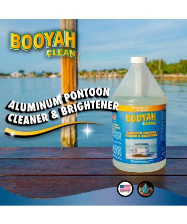BooYah Clean Aluminum Pontoon Cleaner & Brightener | Eco-Friendly Non-Acid Oxidation Remover for Boats - Buy Online on GoSupps.com