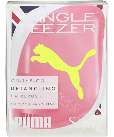 Puma Compact Styler Detangling Hairbrush - Neon Yellow | Tangle Teezer - Buy Online on GoSupps.com