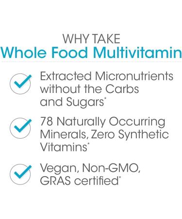 Silver Fern Whole Food Daily Multi Vitamin - 2 Bottles - 60 Vegicaps - Natural Non-GMO Vegan Supplement for Men & Women - Buy Online on GoSupps.com