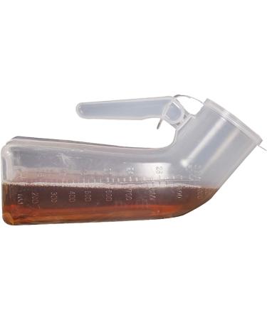 Plastic Portable Pee Bottles 1000 ML Male Urinal for Men's Portable Travel Urinals Pee - Buy Online on GoSupps.com