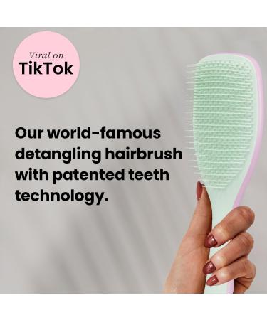 Tangle Teezer Large Ultimate Detangler Hairbrush | Ideal for Long Thick Curly Hair | Two-Tiered Teeth for Gentle Detangling | Reduces Breakage | Ergonomic Handle | Rose Sage - Buy Online on GoSupps.com