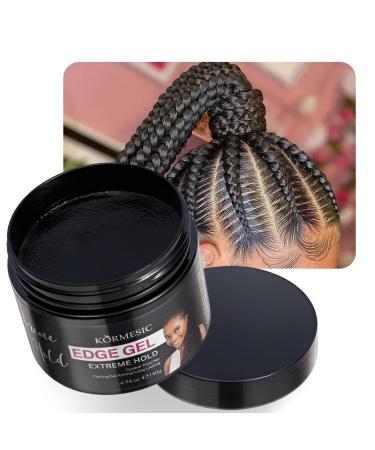Braiding Gel for Twists, Dreadlocks, Cornrows, Anti-Frizz Moisturizing Styling Gel, Anti-Frizz Hair Primer, Strengthens Hair and Reduces Flyaways, High Shine, No
