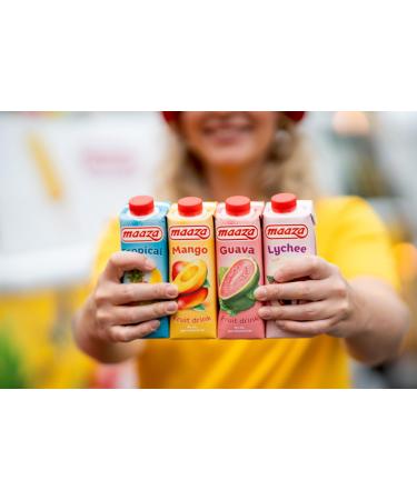 Maaza Tropical Fruit Drink Lot de 8 paquets de jus de fruits 8 x 330 ml 330 ml (Lot de 8) Tropical - Buy Online on GoSupps.com