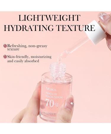 Dark Spot Correcting Serum Peach 70% Niacinamide Serum for Acne Scars Post-Acne Marks Korean Skincare Set for Teenagers Adult - Buy Online on GoSupps.com