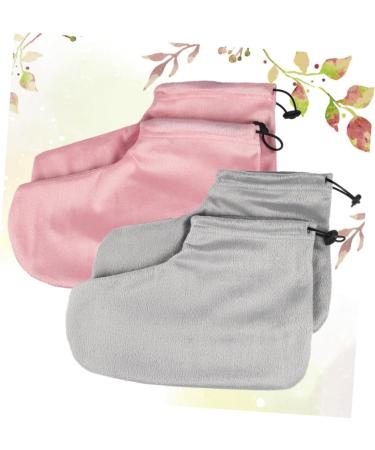 Mikinona 2 Pair Thermal Insulation Foot Cover Light Beauty Salon Atletefoot Treatment Wax Foot Covers Moisturizing Foot Bags Cotton Foot Strap Heat-retainting Foot Cover - Buy Online on GoSupps.com