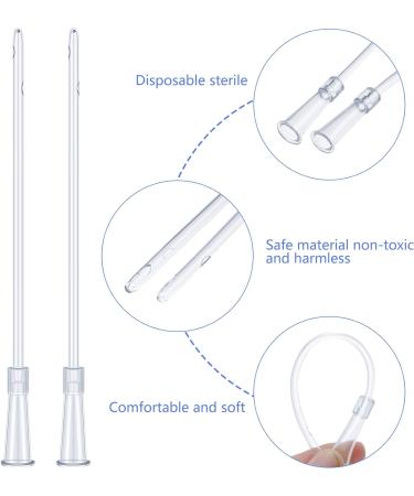 Buy Nuanchu White PVC Replacement Tube Kit - 90 Clear Flexible Colon Tubes for Men & Women - Smooth Insert Catheters - International Shipping Available - Buy Online on GoSupps.com
