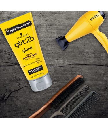 Got2B Glued Styling Spiking Hair Gel Set - 2x6oz Tubes + 1 Travel 1.25oz Tube - Buy Online on GoSupps.com