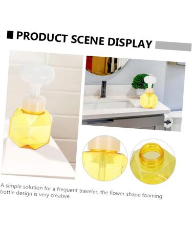4 Pcs Flower Sparkling Bottle Foaming Hand Soap Soap Bottle Dispenser Head Washer Foam Bottle Travel Foam Bottle Flower Foam Soap Dispenser Foamer Device Cup Foaming Cup Gel/210 (Color : Yellow 2pcsx 9.7x9.7x16.3cmx2pcs Yellow 2pcsx2pcs - Buy Online on GoSupps.com