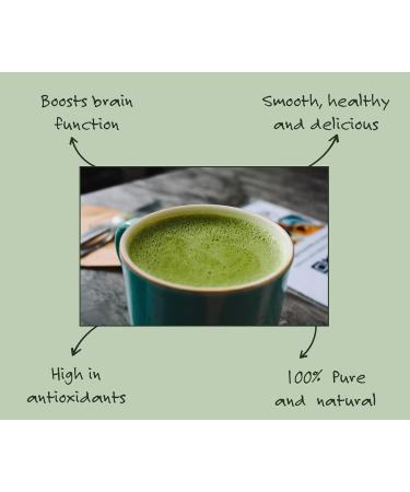 AAA Grade Matcha Green Tea Powder (50g) for Focus & Energy - 50+ Servings - Perfect for Matcha Latte's - Premium Quality Pure Leaf Matcha - Buy Online on GoSupps.com