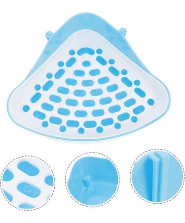 SEWOART Box Pet Urinal Potty Guinea Pig Brush Bunny Restroom Guinea Pig Training Pan Rabbit Toilet Pets Abs 24.5X18.5cm Blue - Buy Online on GoSupps.com