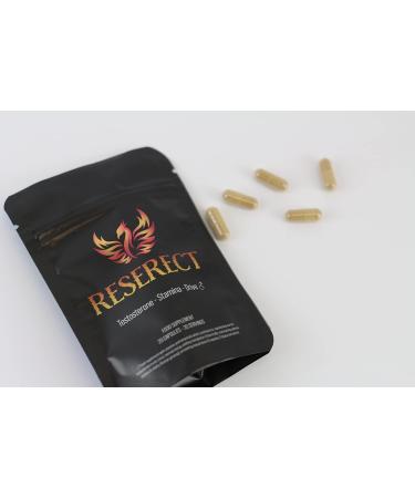 RESURRECT 20 Capsules - Stamina & Drive Booster with Ginkgo Biloba, Korean Ginseng, Tribulus Terrestris, Rhodiola Rosea & More - 20 Count Pack for Energy, Focus & Memory - Buy Online on GoSupps.com