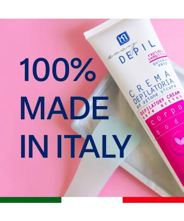  HP HEALTH PRODUCTS EASY DEPIL Easy Depil 3 Piece Hair Removal Cream Kit Body Legs Arm 150ml Fast Simple to Use Effective and Safe with Softening Plant Proteins Smooth Skin Pleasant Scent Unisex - Buy Online on GoSupps.com