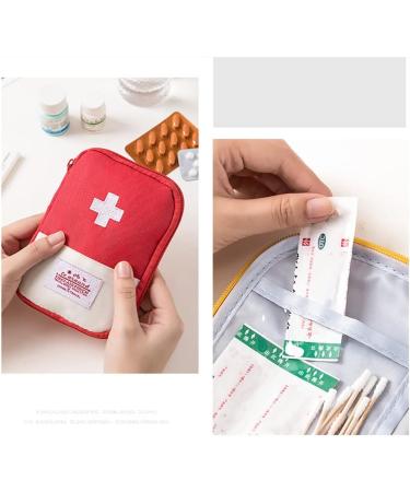 Mini First Aid Bag - Portable 4-Piece Medication Storage for Home Travel & Sports | Compact Emergency Kit - Buy Online on GoSupps.com