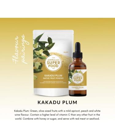 Kakadu Plum Extract | 100 Percent Natural no Added Sugar | The World s Richest Natural Source of Vitamin C by The Australian Superfood Co | 1.69 OZ - Buy Online on GoSupps.com
