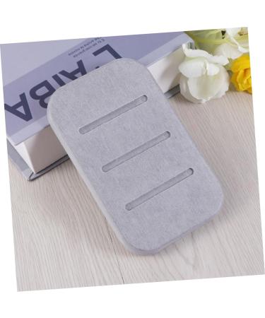 OUNONA Soaps 2pcs Home Things Housewares Home Stuff Diatomite Soap Pad Skid Resistance Soap Pad Safe Soap Dish for Soap Container Soap Holder Absorb Water Japan White Soapdish - Buy Online on GoSupps.com