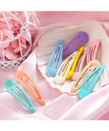 Sioppkik 30-Piece Colorful Hair Clips for Girls & Women - 5cm Metal Clips in 10 Classic Styles - Buy Online on GoSupps.com