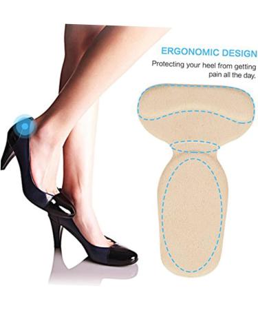Buy Gatuida Women's Shock-Absorbing Heel Stickers - 6 Pairs High Heel Pads & Anti-Heel Inserts for Ultimate Comfort - Buy Online on GoSupps.com