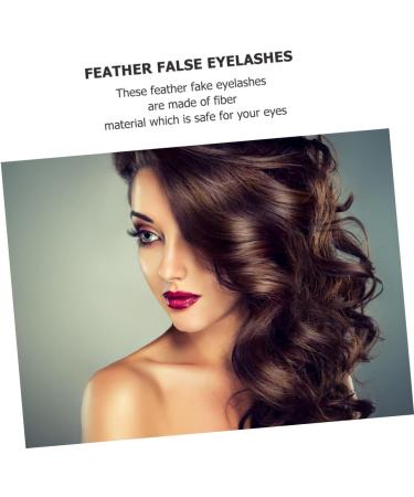 FRCOLOR 2 Pairs false eyelashes artificial eyelashes fluffy eyeslash halloween false eyelashes thick eyelashes false lashes full volume lashes extension Party Lashes spot 3d - Buy Online on GoSupps.com