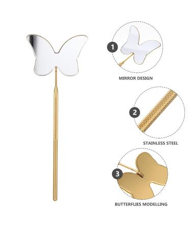 FRCOLOR 8 Pcs Eyelash Inspection Mirror Set - Handheld Lash Extension Tool Stainless Steel Beauty Accessory for Eyelash Grafting & Checks - Buy Online on GoSupps.com
