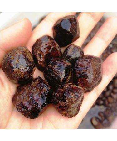 Home Decoration 12pcs Natural Red Garnet Crystal Rough Stone Raw Stone Original Gem Lot SpecimenMinerals Gift Stones Home Goods