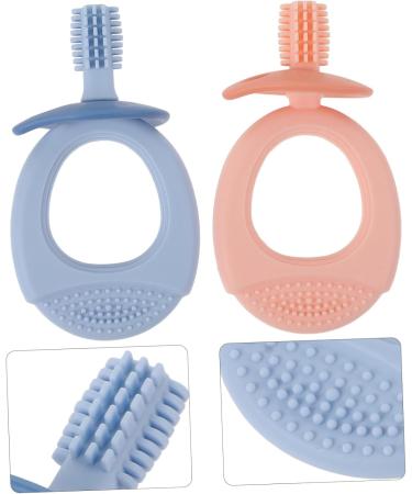 TOVINANNA 8-Pack Silicone Baby Toothbrushes - Gentle Oral Care for Kids | Safe & Fun Tooth Cleaning Toys - Buy Online on GoSupps.com