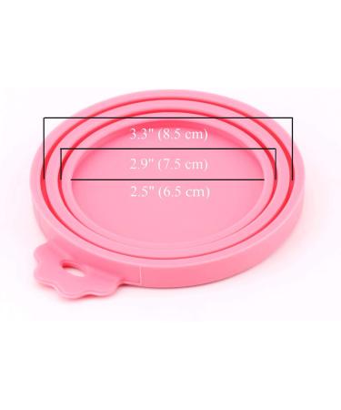 IVIA PET Food Can Lids - BPA Free Silicone Covers for Dog and Cat Food - 6 Pack (Multicolor) - Buy Online on GoSupps.com