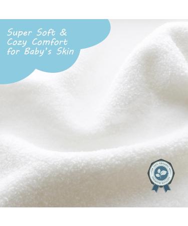 Roxanepig 2-Pack Baby Hooded Towels | 80x80 cm Bamboo Bath Towels for Newborns - Gray & Orange - Buy Online on GoSupps.com