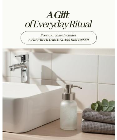 SOLDOVE Hand Soap Sheet Bundle 2 Packs (60 Sheets Total) + Refillable Glass Dispenser - Buy Online on GoSupps.com