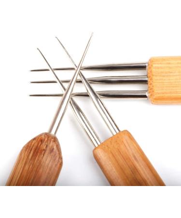 Dreadlocks Crochet Hooks Set - 0.5mm (1, 2, 3 Hooks) Hair Weaving Tool - Buy Online on GoSupps.com