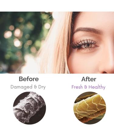 Eyelash Cleanser Kit for Extensions - Gentle Lash Wash for Extensions & Natural Lashes | Oil-Free Makeup Remover Shampoo - 60 ml - Buy Online on GoSupps.com