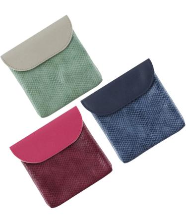 Healeved 9 STK Compact Tampon & Sanitary Holder Bags - Women's Storage Solution for Daily Use - Travel-Ready Coin Bags - Color-Sorted 13x13cm (3pcs) - Buy Online on GoSupps.com