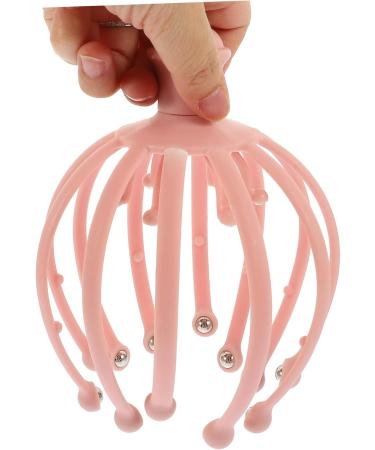 Shop TOVINANNA Multifunctional Head Massage Device - Portable Octopus Massage Tool in Pink | Relax & Rejuvenate Anywhere - Buy Online on GoSupps.com