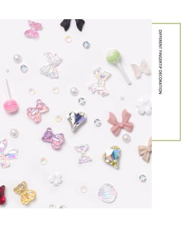 Colorful Resin Nail Crystal Rhinestones Shiny Multiple Sizes Portable for Daily Work Travel - Buy Online on GoSupps.com