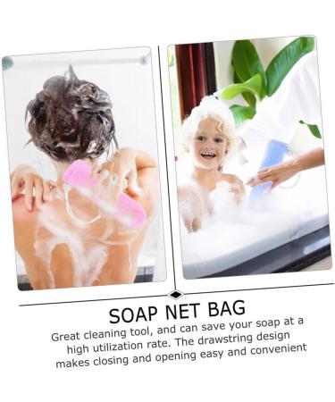 Baluue 10pcs Foaming Soap Mesh Bag Face Cleansing Foaming Exfoliating Soap Bag Soap Sleeve Foaming Net As Shown 1 - Buy Online on GoSupps.com