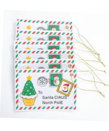 Alipis 6pcs Candy Bags Christmas Candy Treat Bag Xmas Bags Santa Claus Envelopes Christmas Tree Hanger - Buy Online on GoSupps.com