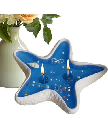 Conch Shell Candle - Natural Scented Aromatherapy for Stress Relief | Long-Lasting Sandalwood Jelly Soy Wax | Perfect Home & Bathroom Decor - Buy Online on GoSupps.com